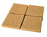 Flower Deco Rustic Relief Deco Tile 5"x5" - Avente Tile