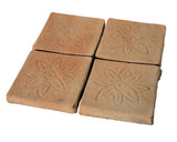 Flower Deco Rustic Relief Deco Tile 5"x5" - Avente Tile