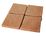 Flower Deco Rustic Relief Deco Tile 5"x5" - Avente Tile
