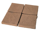 Flower Deco Rustic Relief Deco Tile 5"x5" - Avente Tile
