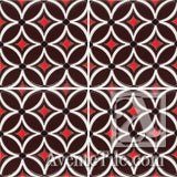 Geometrical Petals I - Avente Tile