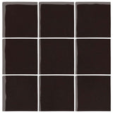 Malibu Field Classic Black 296C Ceramic Tile - Avente Tile
