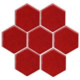 Malibu Field Fire Engine Red 7622C Ceramic Tile - Avente Tile