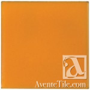 Malibu Field Valencia Orange Matte 129U Ceramic Tile - Avente Tile