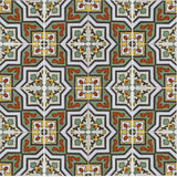 Malibu Ramera Quarter Design Spanish Tile - Avente Tile