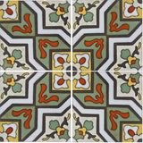 Malibu Ramera Quarter Design Spanish Tile - Avente Tile