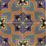 Malibu Ramera Quarter Design Spanish Tile - Avente Tile