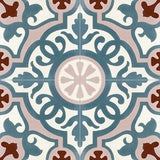 Mission Amalia 02 8"x8" Encaustic Cement Tile - Avente Tile