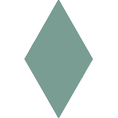 Mission Aqua 4"x8" Diamond Encaustic Cement Tile - Avente Tile