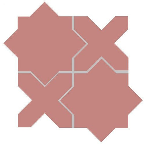 Mission Arabesque Adobe Cement Tile - Avente Tile
