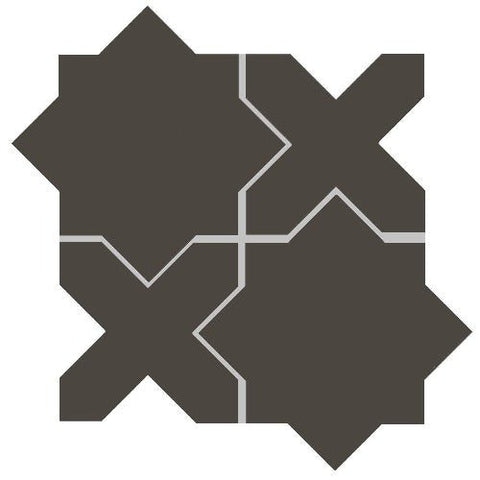Mission Arabesque Chocolate Asia Cement Tile - Avente Tile