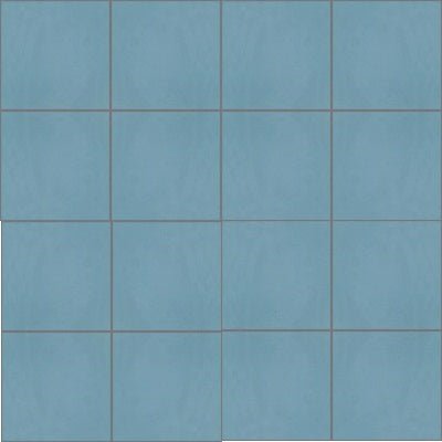 Mission Azul Morocco 4"x4" Encaustic Cement Tile - Avente Tile