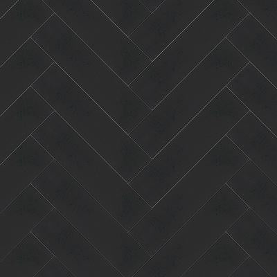 Mission Black 2"x8" Encaustic Cement Tile - Avente Tile