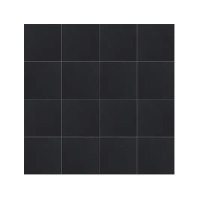 Mission Black 3"x3" Encaustic Cement Tile - Avente Tile