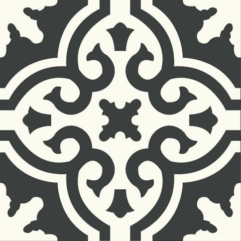 Mission Bocassio Classic 8"x8" Encaustic Cement Tile - Avente Tile