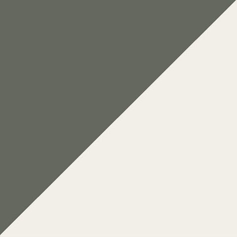 Mission Diagonal Charcoal/White Encaustic Cement Tile 4"x4" - Avente Tile