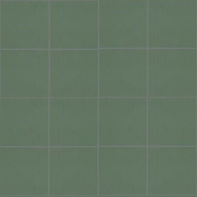 Mission Green 4"x4" Encaustic Cement Tile - Avente Tile