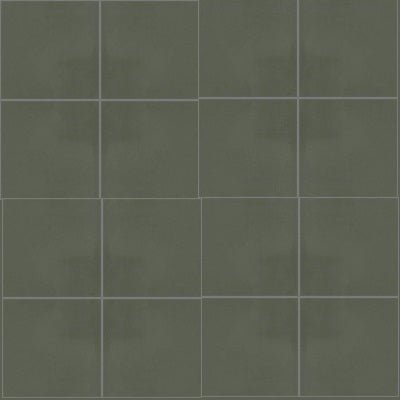 Mission Green Asia 4"x4" Encaustic Cement Tile - Avente Tile