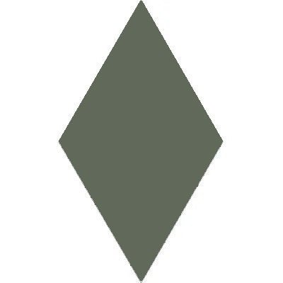 Mission Green Forest 4"x8" Diamond Encaustic Cement Tile - Avente Tile