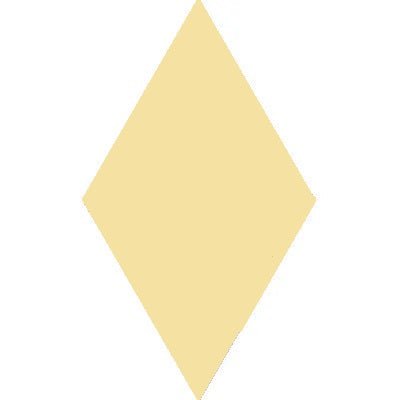 Mission Jaune Clair 4"x8" Diamond Encaustic Cement Tile - Avente Tile