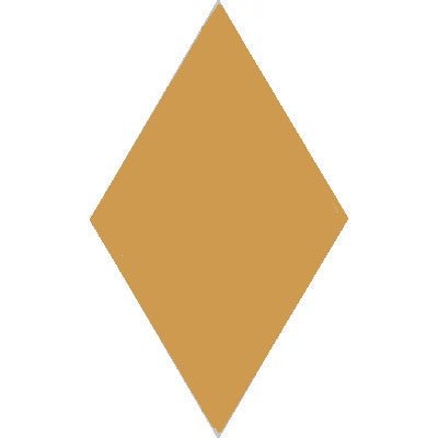 Mission Jaune Fonce 4"x8" Diamond Encaustic Cement Tile - Avente Tile