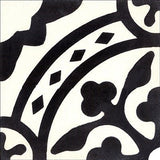 Mission Le Rond C 8"x8" Encaustic Cement Tile - Avente Tile