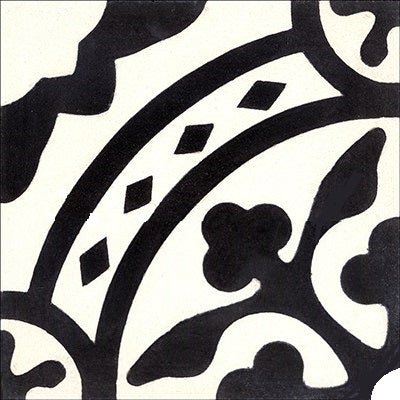 Mission Le Rond C 8"x8" Encaustic Cement Tile - Avente Tile