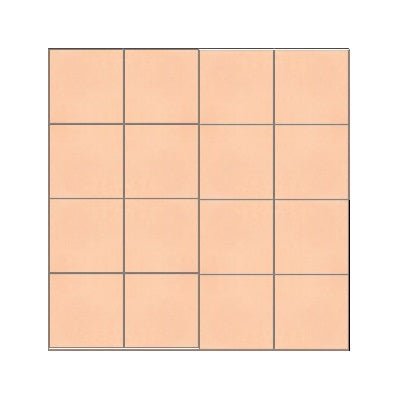 Mission Melon 3"x3" Encaustic Cement Tile - Avente Tile