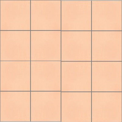 Mission Melon 4"x4" Encaustic Cement Tile - Avente Tile