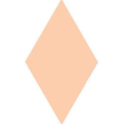 Mission Melon 4"x8" Diamond Encaustic Cement Tile - Avente Tile