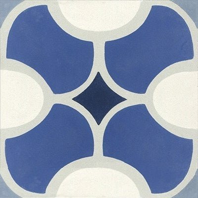 Mission Modern Weave B 8"x8" Encaustic Cement Tile - Avente Tile