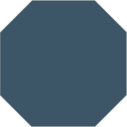 Mission Navy Octagon Encaustic Cement Tile 8"x8" - Avente Tile