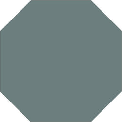 Mission Peacock Octagon Encaustic Cement Tile 8"x8" - Avente Tile