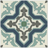 Mission Pescadero B 8"x8" Encaustic Cement Tile - Avente Tile