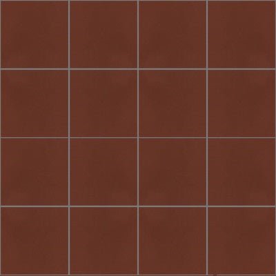 Mission Red Brick 4"x4" Encaustic Cement Tile - Avente Tile