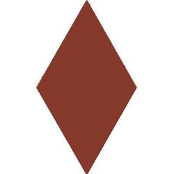 Mission Rouge 4"x8" Diamond Encaustic Cement Tile - Avente Tile