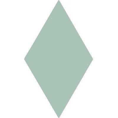Mission Sage 4"x8" Diamond Encaustic Cement Tile - Avente Tile