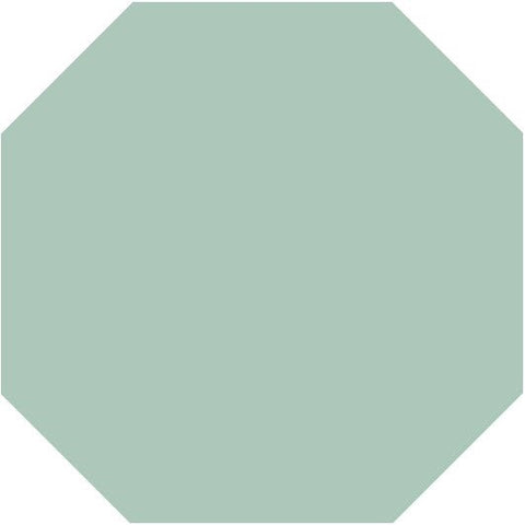 Mission Sage Octagon Encaustic Cement Tile 8"x8" - Avente Tile