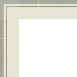 Mission Stripes B Border Encaustic Cement Tile 8" x 8" - Avente Tile