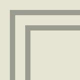 Mission Stripes Border Encaustic Cement Tile 8"x8" - Gris on White - Avente Tile