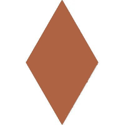Mission Terracotta 4"x8" Diamond Encaustic Cement Tile - Avente Tile
