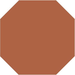 Mission Terracotta Octagon Encaustic Cement Tile 8"x8" - Avente Tile