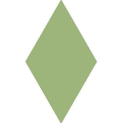 Mission Verde Caribe 4"x8" Diamond Encaustic Cement Tile - Avente Tile