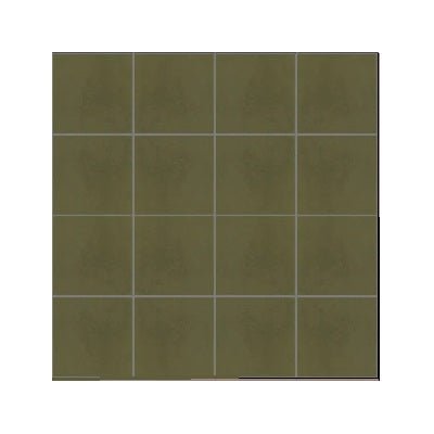 Mission Verde Militar 3"x3" Encaustic Cement Tile - Avente Tile