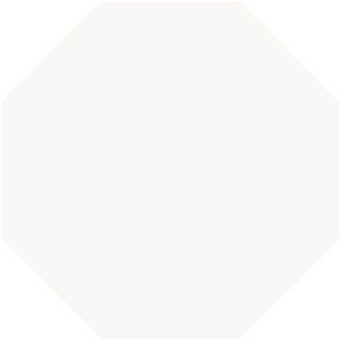 Mission White Octagon Encaustic Cement Tile 8"x8" - Avente Tile