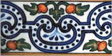 Oporto Hand Painted Ceramic Tile - Avente Tile