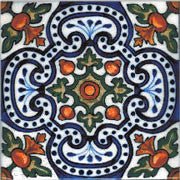 Oporto Hand Painted Ceramic Tile - Avente Tile