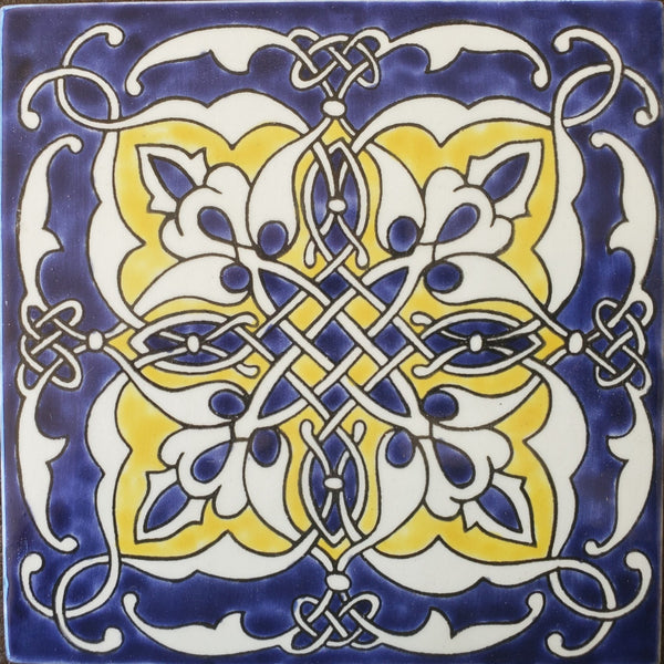 Ruan Hand Painted Ceramic Tile - Avente Tile