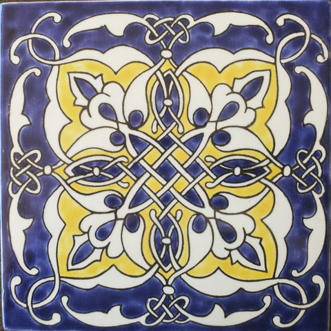 Ruan Hand Painted Ceramic Tile - Avente Tile