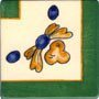 San Jose Hand Painted Ceramic Tile - Avente Tile